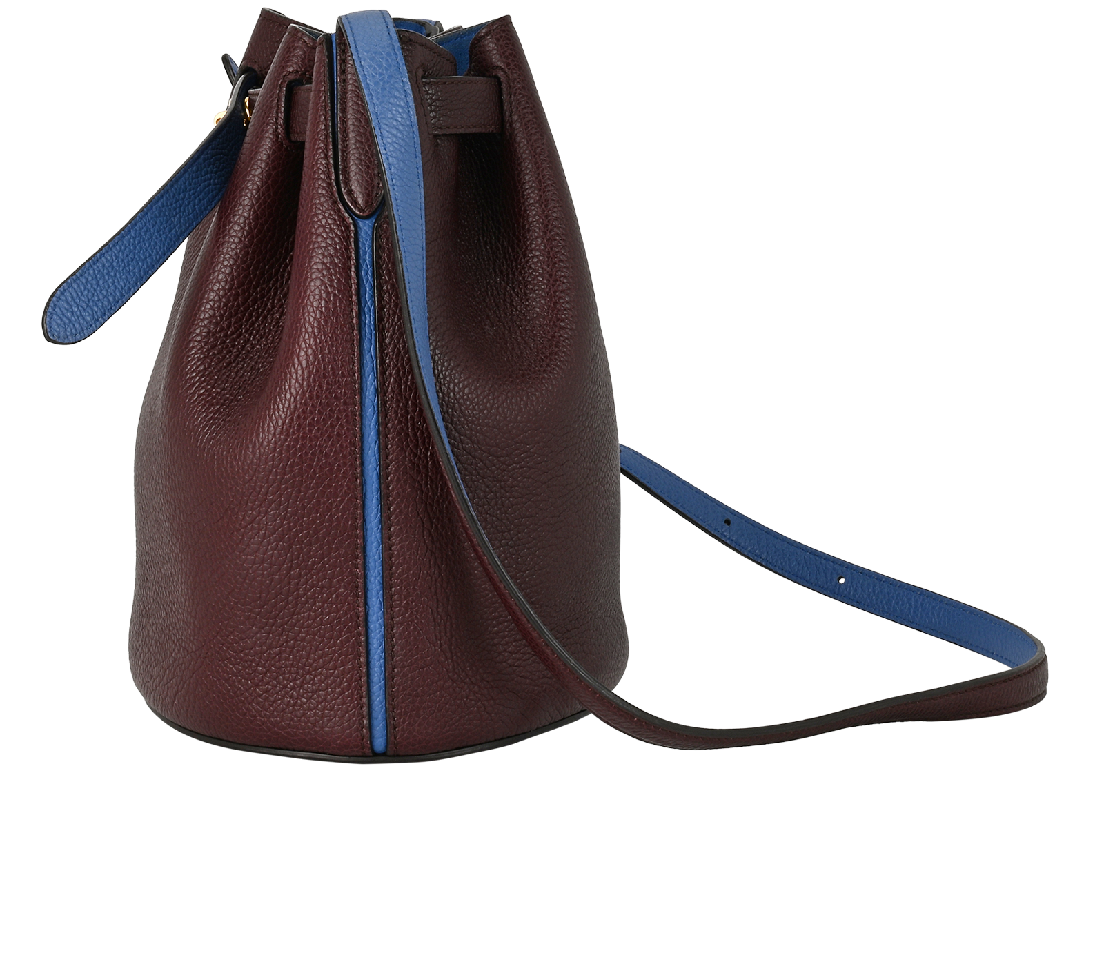 Abbey, &pound;350, Handbags, Blue/Burgundy, Leather, Bottom view